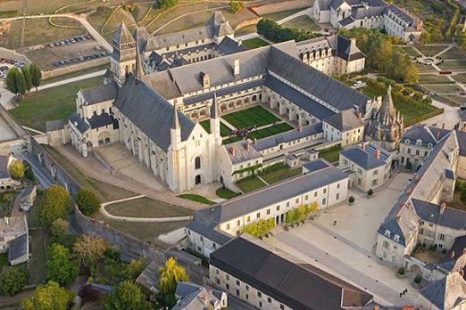 Abbaye Royale de Fontevraud Aerial View